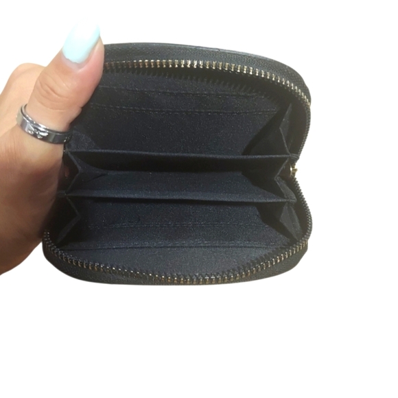 XIIX Black Quilted Cardholder Key Ring Key Chain - Picture 4 of 4